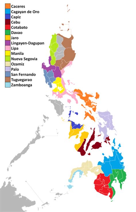 list of archdioceses in the philippines